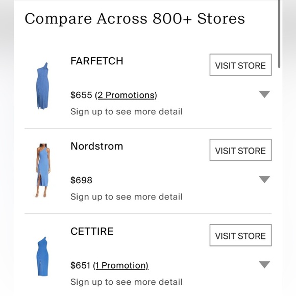 CULT GAIA Gracie One-shoulder Knit Dress In Blue Size XS - Picture 4 of 13